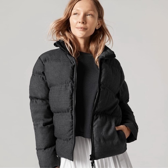 allbirds Jackets & Blazers - NWT Allbirds Trino Puffer Jacket Charcoal Grey Women’s Size Small Merino Wool